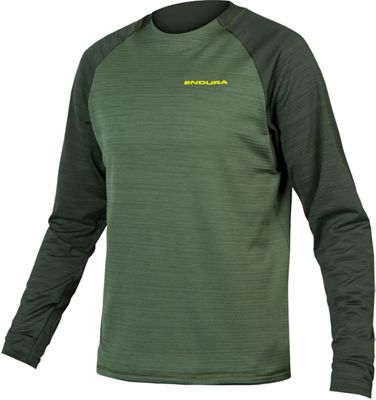 Endura Singletrack Fleece MTB Jersey - Forest Green, Forest Green